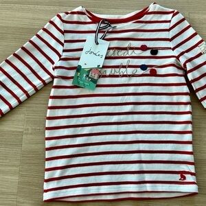 NWT JOULES holiday Long Sleeve top 5Y